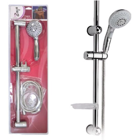 TrAdE Shop Traesio - Asta Saliscendi Doccia Con Doccetta Regolabile Mod. Milano - Pratiko 048 -        2