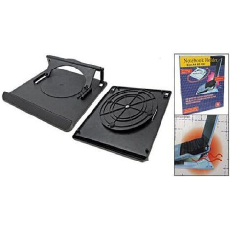 TrAdE Shop Traesio - Base Dissipatrice Regolabile Ruotabile Inclinabile Per Pc Portatile Notebook -