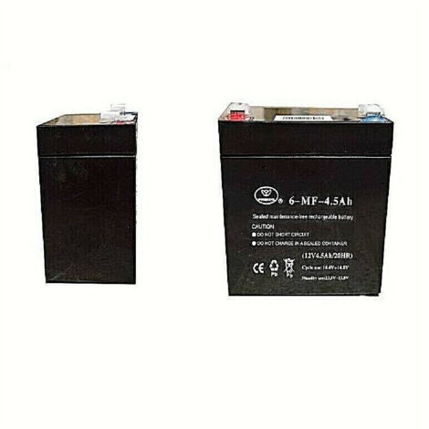 TrAdE Shop Traesio - Batteria Ermetica Ricaricabile 6-mf-4.5ah 12v Gruppo Continuità Giocattoli -