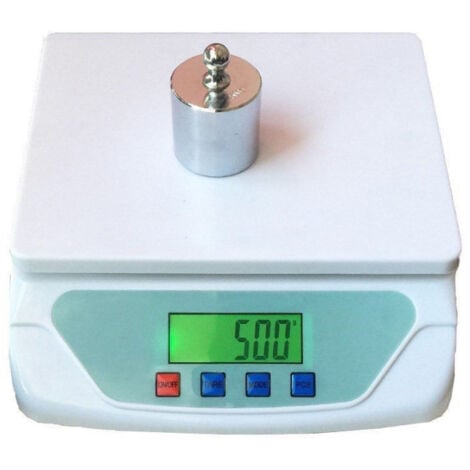 TrAdE Shop Traesio - Bilancia Elettronica Digitale Professionale Min 1 Gr Max 25kg Cucina Laboratorio -