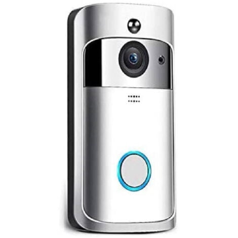 TrAdE Shop Traesio - Campanello Videocitofono Wifi Sicurezza Casa Allarme Porta Con Sensore Movimento -
