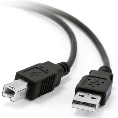 TrAdE Shop Traesio - Cavo Prolunga Stampante Usb 2.0 Am/bm 2 X Maschio 10m 10mt 10 Metri -