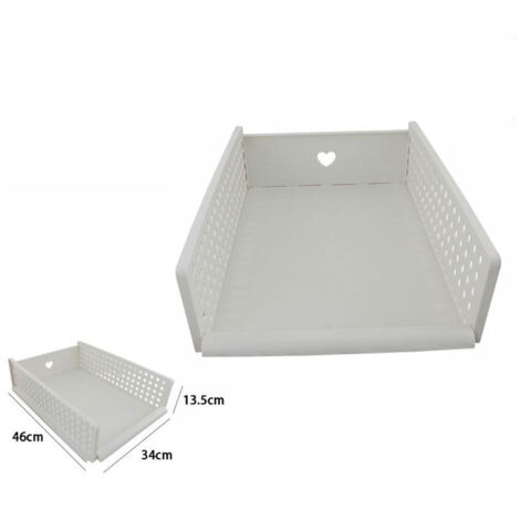 TrAdE Shop Traesio - Cestino Portaoggetti Organizer Rettangolare Cesto Portatutto Scatola 34x46x13.5 -