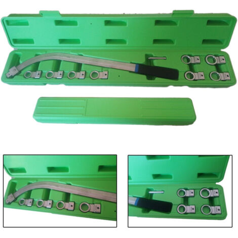 TrAdE Shop Traesio - Chiave Chiavi Tendi Cinghia Tendicinghia 9 Pz Metrica Poligonale Da 12 A 19 -