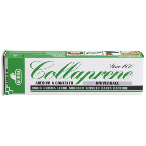 TrAdE Shop Traesio - Colla Classica Tubetto Da 75 Gr. Universale Per Cuoi Gomma Legno Sughero Tessuto -