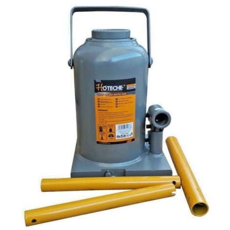 TrAdE Shop Traesio - Cric Crick Idraulico Per Auto A Bottiglia Sollevatore Martinetto 32 Tonnellate -