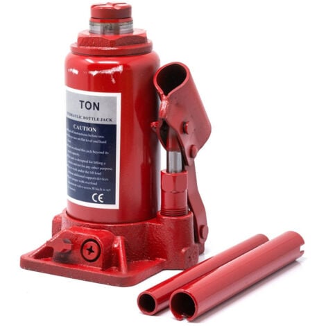 TrAdE Shop Traesio - Cric-sollevatore Crick Idraulico A Bottiglia 5 T Tonnellate Martinetto Manuale -