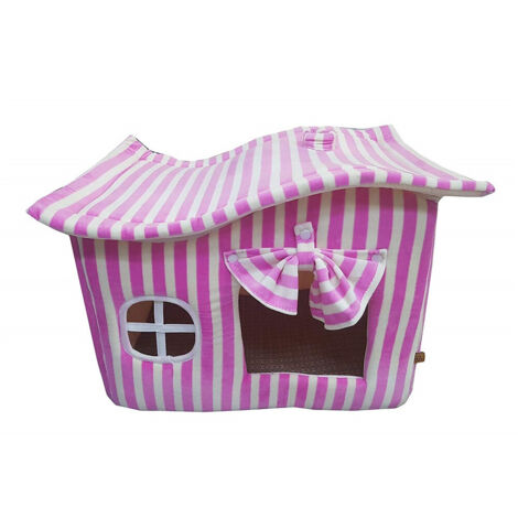 TrAdE Shop Traesio - Cuccia Casetta Lettino Pieghevole Tenda Portatile 50x40x38cm Per Cane Gatto Animali -