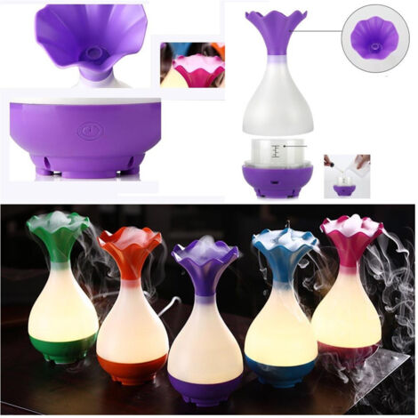 TrAdE Shop Traesio - Diffusore Per Ambiente Usb Vapore Profumo Casa A Led Olio Profumato Aromaterapia -