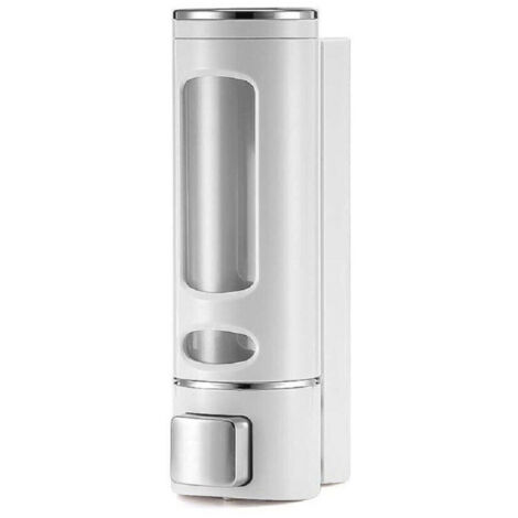 TrAdE Shop Traesio - Dispenser Erogatore Porta Sapone Manuale Dosatore Professionale A Muro 400ml -