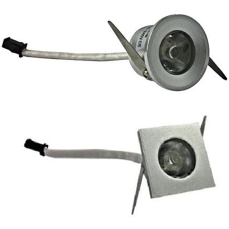TrAdE Shop Traesio - Faretti Da Incasso A Led Per Cielo Stellato Scale Stellate Luce Fredda Calda - -Bianco Caldo  Tondo    -
