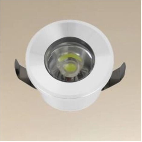 MINI FARETTO LED 1W SOFFITTO TONDO INCASSO MOLLA 4CM LED BIANCO CALDO 3000K | Leroy Merlin