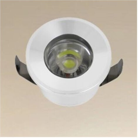 MINI FARETTO LED 1W SOFFITTO TONDO INCASSO MOLLA 4CM LED BIANCO CALDO 3000K | Leroy Merlin - Foto 9