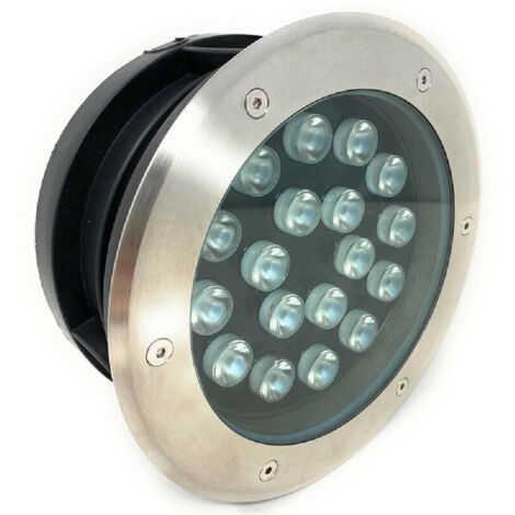 TrAdE Shop Traesio - Faretto Incasso 18w Calpestabile Segnapasso Ip67 Luce 6500k 4000k 3000k Es08-18 - -Bianco Caldo      -