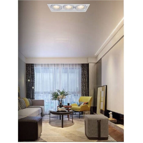 TrAdE Shop Traesio - Faretto Led Ar111 30w Bianco Luce Bianca Fredda Calda Naturale 2700 Lm Ar111-01b - -Bianco Caldo -