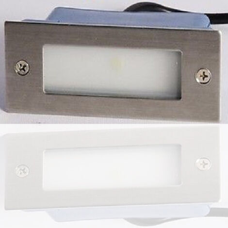 TrAdE Shop Traesio - Faretto Luce Led 1w Segnapasso Segnapassi Calpestabile Esterno Interno - -Bianco Freddo      -