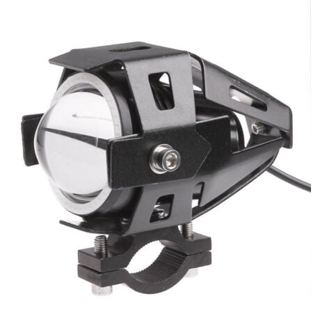 TrAdE Shop Traesio - Faro Anteriore Per Moto Quad Faretto Cree Led U 7 Con Bordo Cornice Colorata -