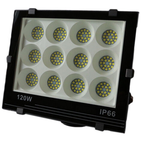 TrAdE Shop Traesio - Faro Led Smd Slim 60 120 200 Watt Faretto Spot Alta Luminosita' Lampada Ip66 - 120 Watt