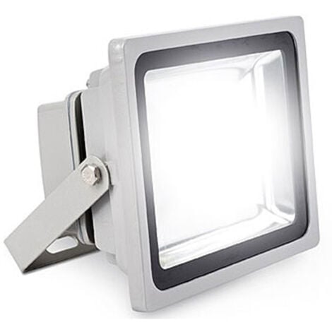 TrAdE Shop Traesio - Faro Proiettore A Led Ad Alta Luminosità Da 30w Per Esterno Interno Luce Fredda -