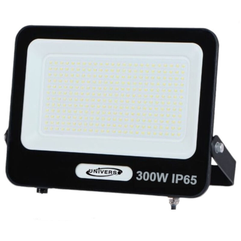 TrAdE Shop Traesio - Faro Proiettore Smd Led Floodlight 300 W Slim Ip65 Luce 3000k 4000k 6500k Ek05-300w - Nero-Bianco Naturale -