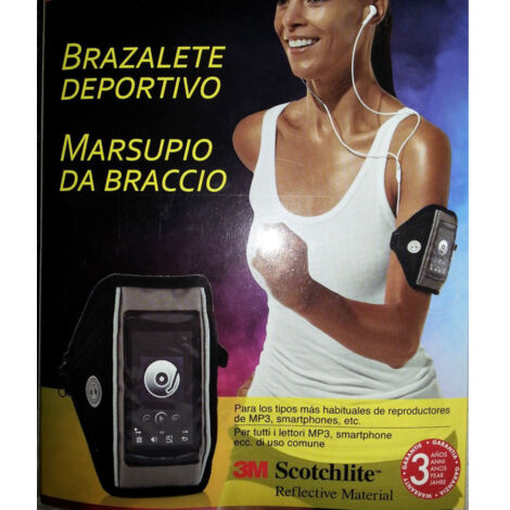 TrAdE Shop Traesio - Fascia Braccio Porta Cellulare Smartphone Palestra Corsa Sport Custodia Marsupio -