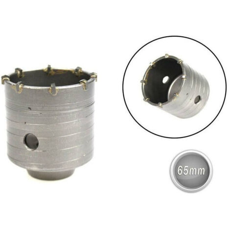 TrAdE Shop Traesio - Fresa Carotatrice A Tazza In Acciaio Diametro 65 Mm Per Muro Frese Fai Da Te -