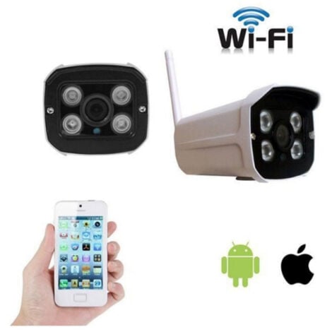 TrAdE Shop Traesio - Ip Camera Ipcam Con Scheda Sd P2p Telecamera Wireless Wifi Ir Supporto Onvif -