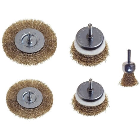 100 Spazzole Abrasive In Nylon Con Codolo 2,35 Mm - Per Levigatura E Lucidatura Fai Da Te - Foto 4