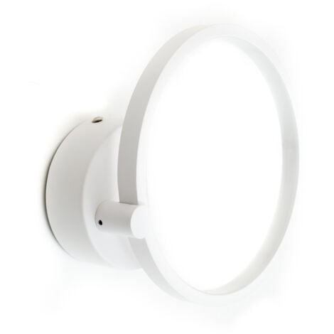 TrAdE Shop Traesio - Lampada Applique Led Parete Muro Tonda Circolare Fris 3172 Driver Incluso 220v -