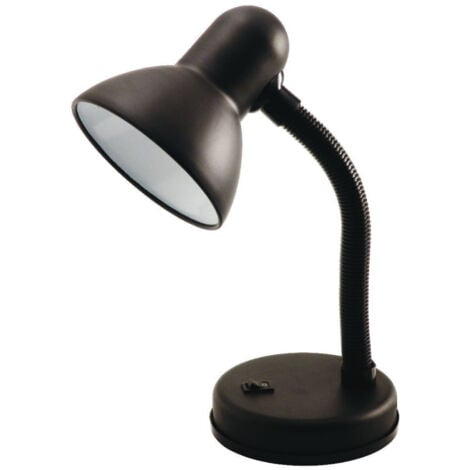 TrAdE Shop Traesio - Lampada Estetista Snodabile Orientabile E27 Con Base Per Scrivania Tavolo 203b -