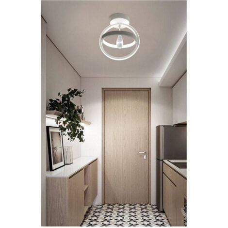 TrAdE Shop Traesio - Lampadario Led 22w Cerchio Plafoniera Pendente Soffitto Luce 4000k 3000k 6500k Pn-02b - -Bianco Freddo -