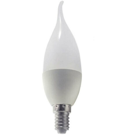 TrAdE Shop Traesio - Lampadina Led 6 Watt Colpo Di Vento Luce 6500k 3000k 4000k Illuminazione C3703 - -Bianco Caldo -