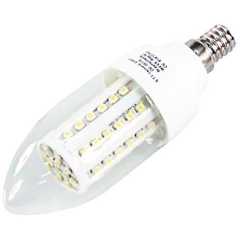 TrAdE Shop Traesio - Lampadina Led Con 60smd E14 9w Lunga Durata - Luce Calda E Fredda Siluro - -Bianco Freddo -