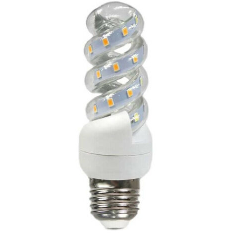 TrAdE Shop Traesio - Lampadina Led E27 22w Spirale Luce Calda 3000k Naturale 4000k Fredda 6500k S22w - -Bianco Naturale -
