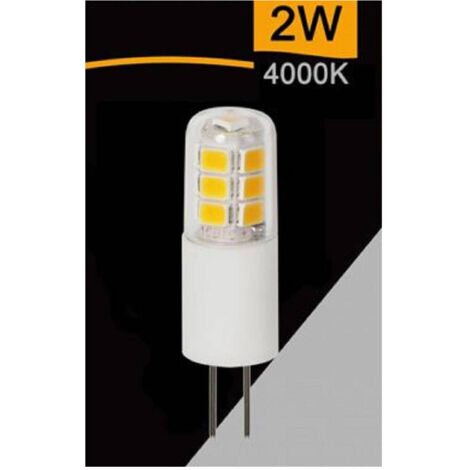 TrAdE Shop Traesio - Lampadina Led G4 Ac/dc 12v 2 Watt 250 Lm Luce 3000k 6500k 4000k Spardc-g4-2w-002 - -Bianco Naturale -