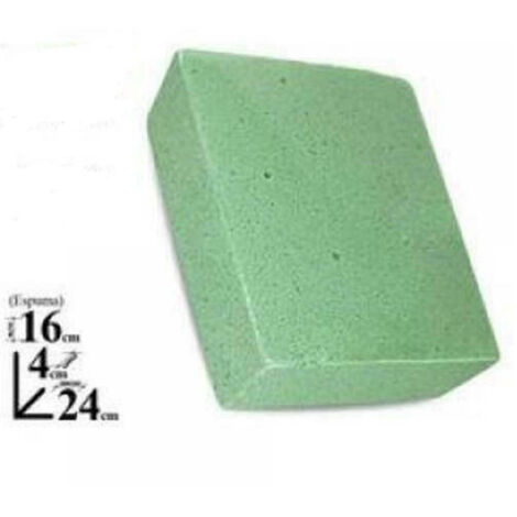TrAdE Shop Traesio - Mattonella Spugna Acqua 24 X 16 X 4 Cm Composizioni Floreali Piante Fiori Vaso -