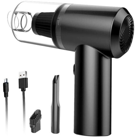TrAdE Shop Traesio - Mini Aspirapolvere Portatile Ricaricabile Usb Aspiratore E Soffiatore 2in1 150w -