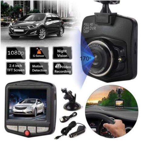 TrAdE Shop Traesio - Mini Telecamera Dvr Per Auto Full Hd 1080p Monitor Lcd 2.4 Sd Video Camera -