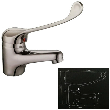 TrAdE Shop Traesio - Miscelatore Bagno Bidet 58949 Lavello Lavabo Lavandino Monocomando Rubinetteria -
