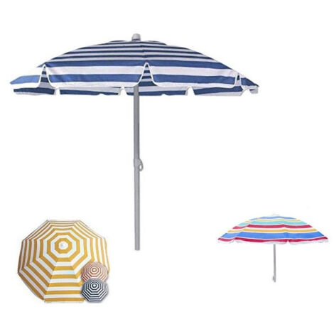 TrAdE Shop Traesio - Ombrellone Mare Protezione Uv Parasole 180 Cm Terrazza Spiaggia Vacanze Sole -