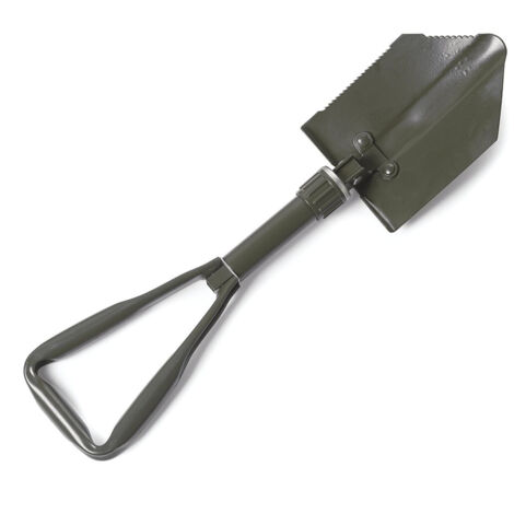 TrAdE Shop Traesio - Pala Badile Pieghevole Neve Auto Campeggio Emergenza Sega In Robusto Metallo -