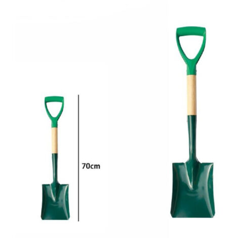 TrAdE Shop Traesio - Pala Vanga Badile Da Campeggio Giardino Giardinaggio Legno Metallo Da 70cm 59700 -