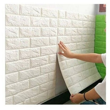 TrAdE Shop Traesio - Pannelli Adesivi Rivestimento Effetto Pietra 3d Per Muri Decorazione Pareti Vive -