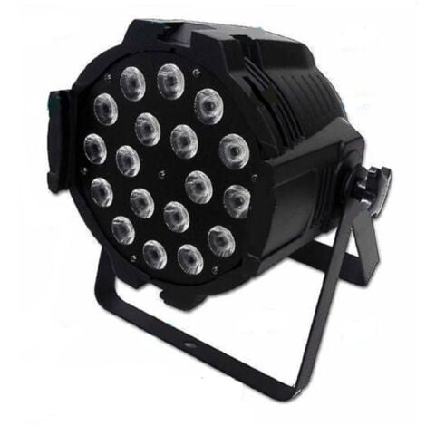 TrAdE Shop Traesio - Par Led 18x10w Rgbw 4in1 Full Color Alta Qualità Estremamente Luminosi -