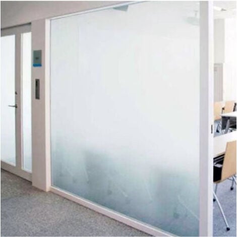 TrAdE Shop Traesio - Pellicola Decorativa Per Vetri Finestre Adesione Elettrostatica Opaca 45x200cm -