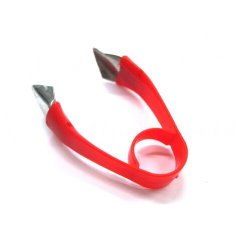 TrAdE Shop Traesio - Pinza Leva Elimina Picciolo Pulisci Fragole Pomodori Per Decorazione Torte Dolci -