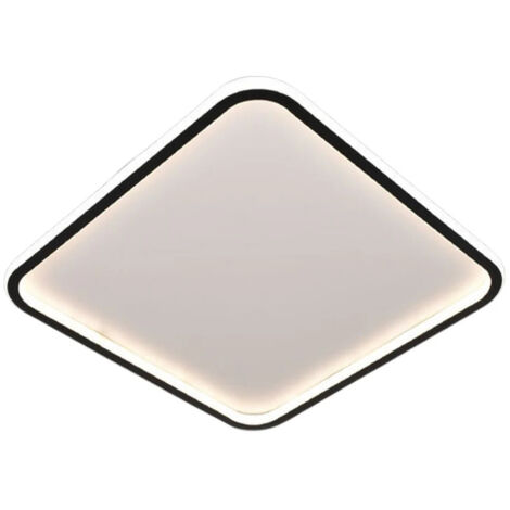 TrAdE Shop Traesio - Plafoniera Lampada Da Soffitto Quadrata 50w 4000lm Con Bordo Tecnologia Cct Ip20 C12-3c -