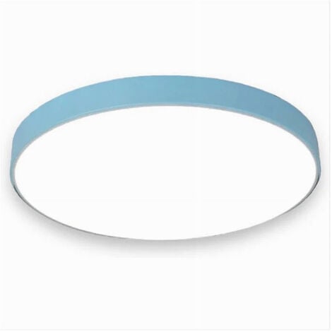 TrAdE Shop Traesio - Plafoniera Led 70w Rotonda Lampada Soffitto Blu/celeste Lampadario Luce Fredda 02638 -
