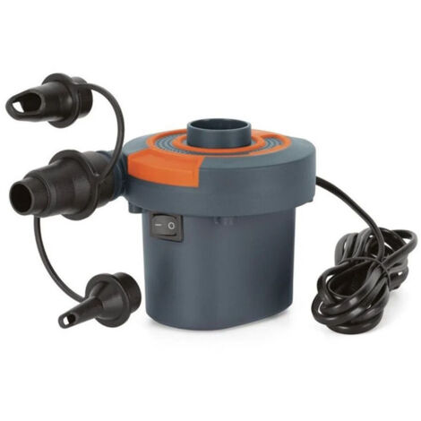 TrAdE Shop Traesio - Pompa Di Gonfiaggio Elettrica Powertouch A Corrente Alternata Ac Con Adattatori 62252 -