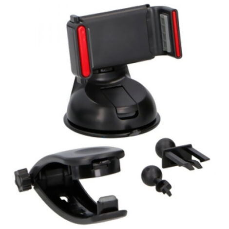 TrAdE Shop Traesio - Porta Cellulare Supporto Auto Universale Cellulari Smartphone Gps Con Ventosa -